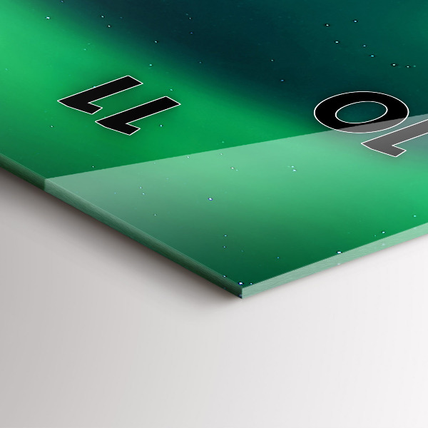 Vertikale Uhr Aurora borealis