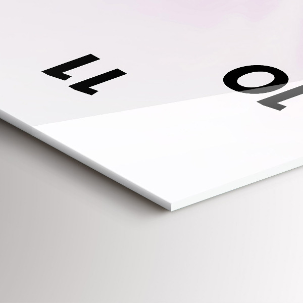 Vertikale Uhr Abstraktion