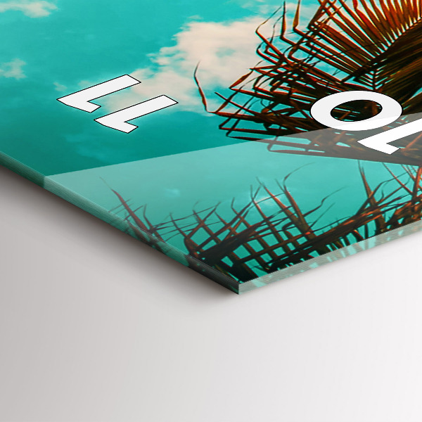 Vertikale Uhr mit motiv Urlaub Rest Sommer