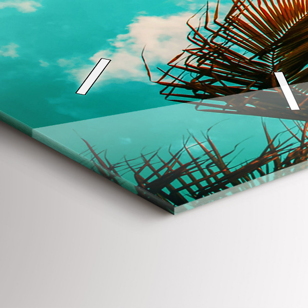 Vertikale Uhr mit motiv Urlaub Rest Sommer