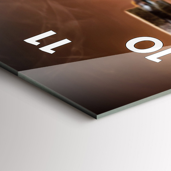 Vertikale Uhr Kulinarisches Herz von Italien