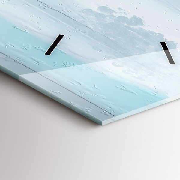 Vertikale Uhr mit motiv Abstrakte Öl-Landschaft