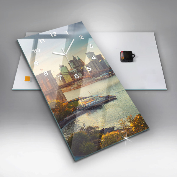 Vertikale Uhr New York Manhattan