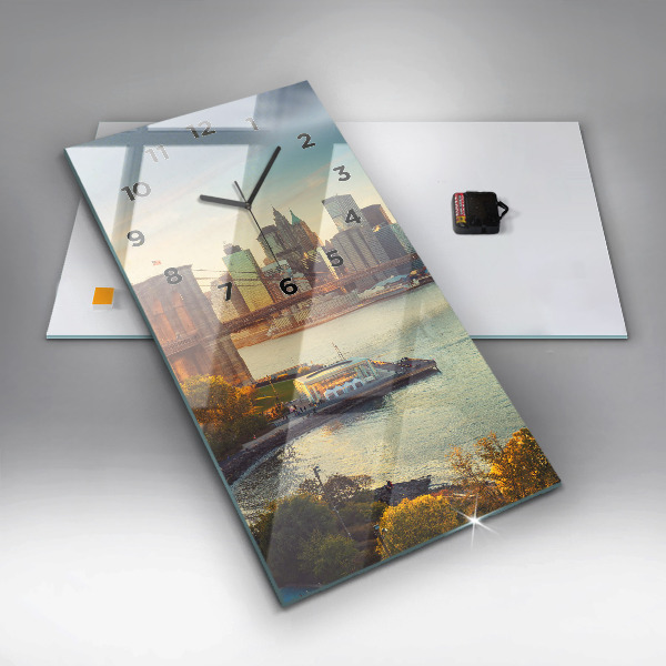 Vertikale Uhr New York Manhattan