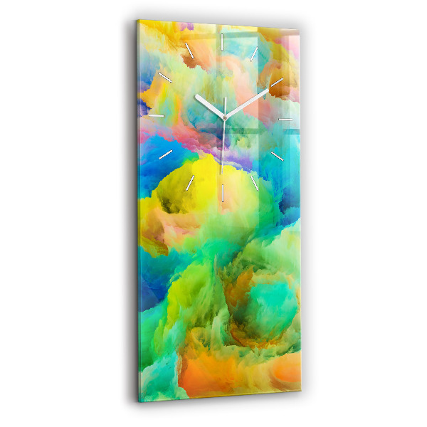 Vertikale Uhr mit motiv Fraktale Textur