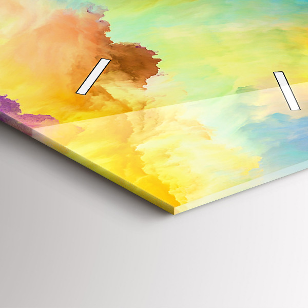 Vertikale Uhr mit motiv Fraktale Textur