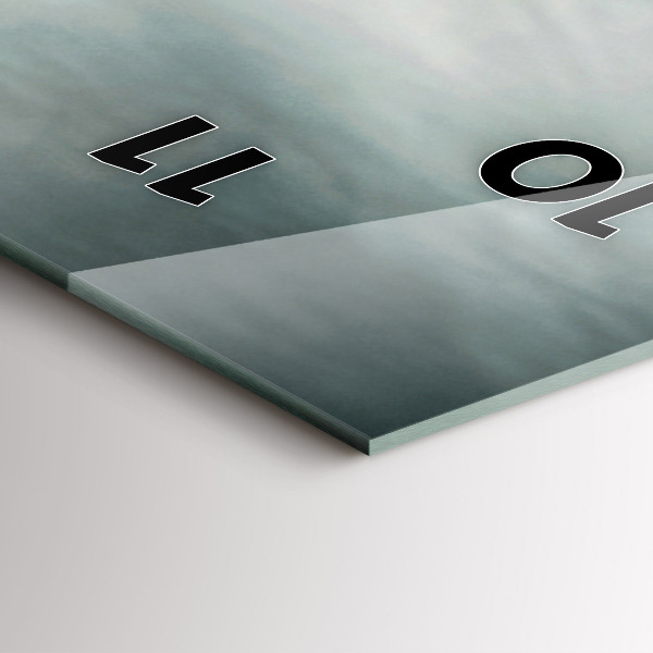 Vertikale Uhr Motorrad im Adrenalin-Stil