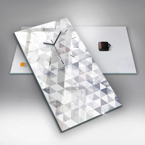 Vertikale Uhr mit motiv Geometrisches Muster