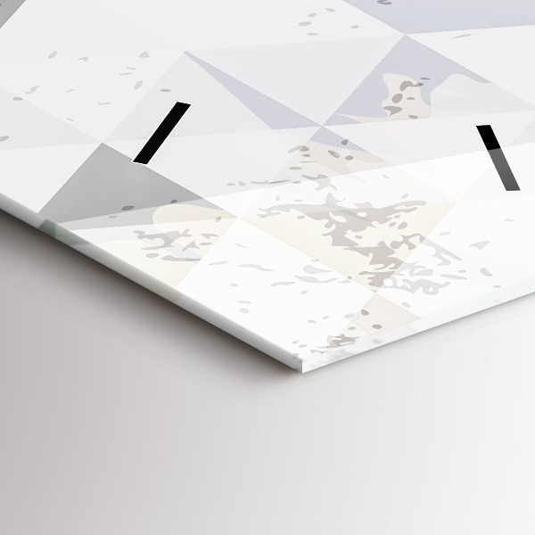 Vertikale Uhr mit motiv Geometrisches Muster