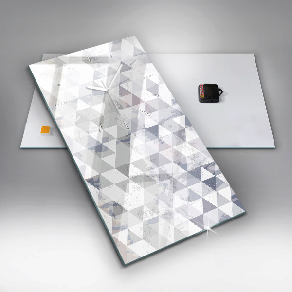 Vertikale Uhr mit motiv Geometrisches Muster