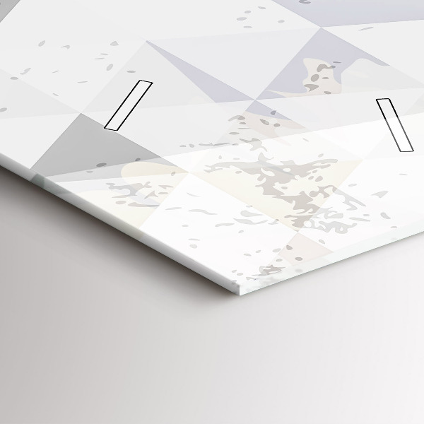 Vertikale Uhr mit motiv Geometrisches Muster