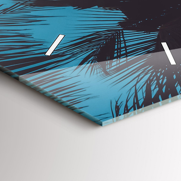 Vertikale Uhr mit motiv Surfen am Strand