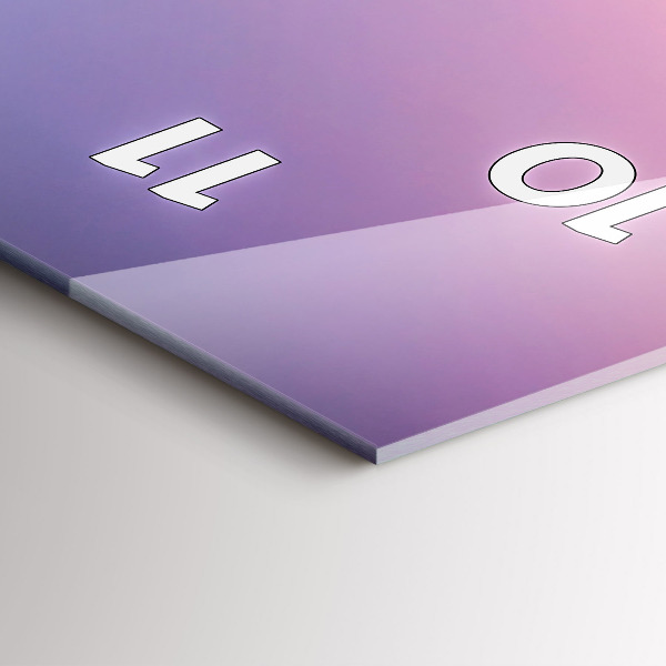 Vertikale Uhr Sonnenuntergang auf den Malediven