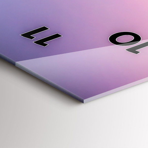 Vertikale Uhr Sonnenuntergang auf den Malediven