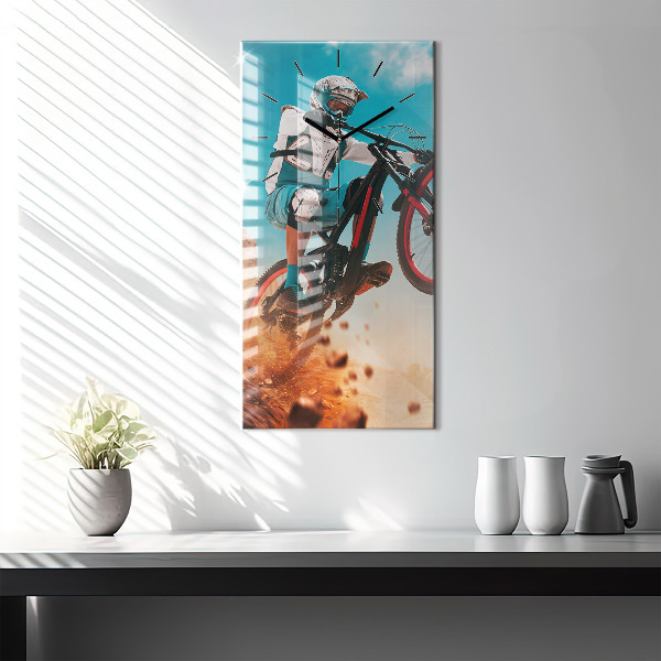 Vertikale Uhr Stuntman und Adrenalin