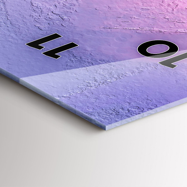 Vertikale Uhr Meereslandschaft