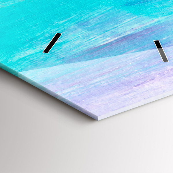 Vertikale Uhr Abstrakt von Wolkenkratzern