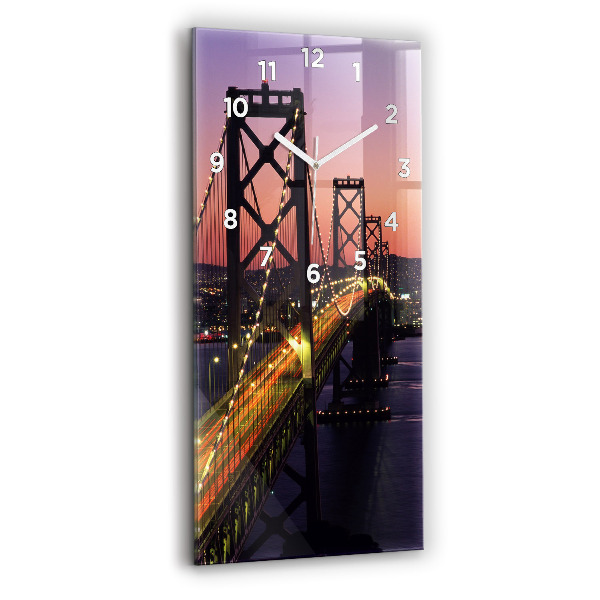 Vertikale Uhr mit motiv Sonnenuntergang in den USA