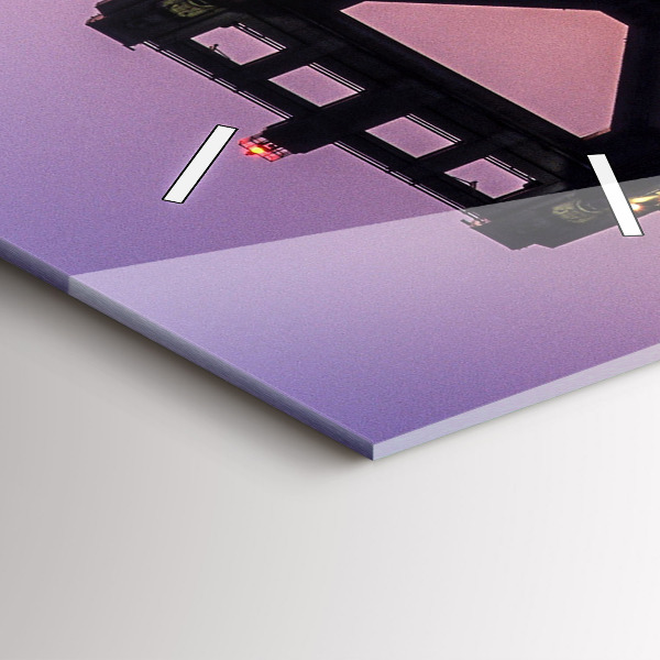 Vertikale Uhr mit motiv Sonnenuntergang in den USA