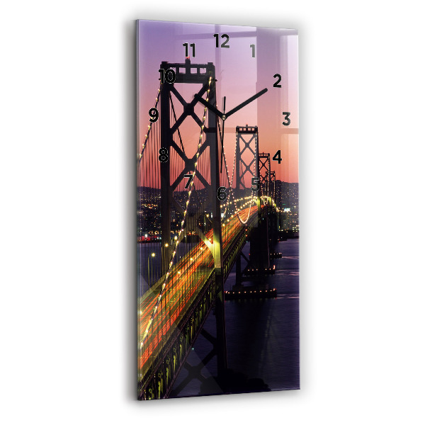 Vertikale Uhr mit motiv Sonnenuntergang in den USA