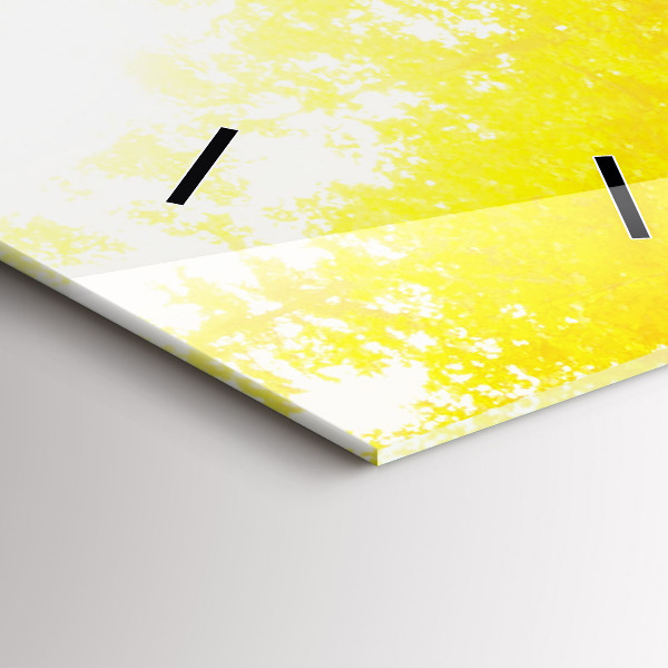 Vertikale Uhr mit motiv Blick auf einen Wasserfall