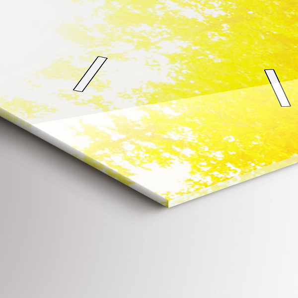 Vertikale Uhr mit motiv Blick auf einen Wasserfall