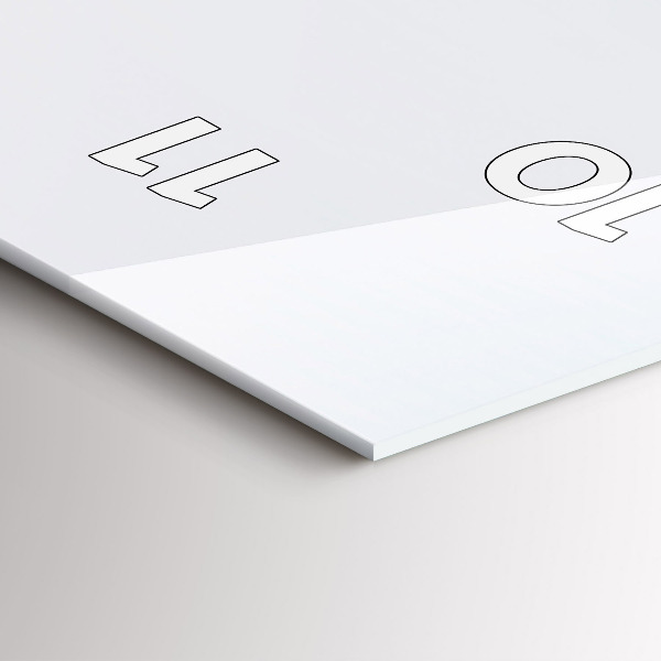 Vertikale Uhr mit motiv Fliegende Insel Wasserfall