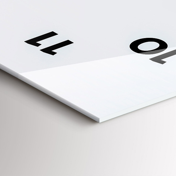 Vertikale Uhr mit motiv Fliegende Insel Wasserfall