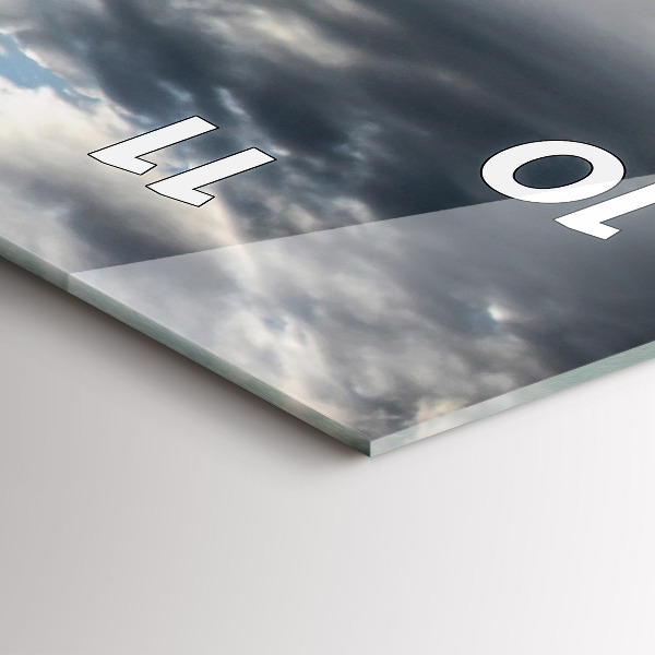 Vertikale Uhr mit motiv Venedig Gondel