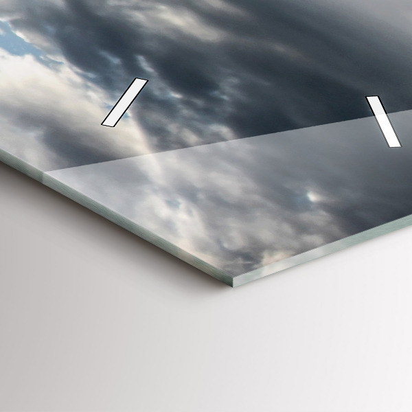 Vertikale Uhr mit motiv Venedig Gondel