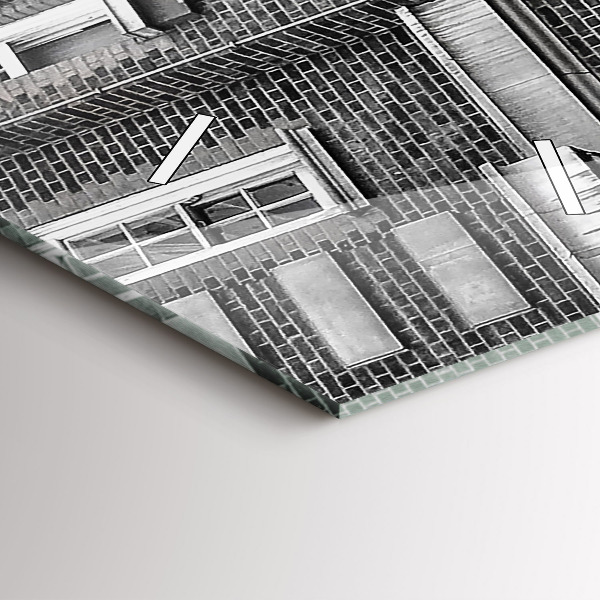 Vertikale Uhr Roter Doppeldeckerbus