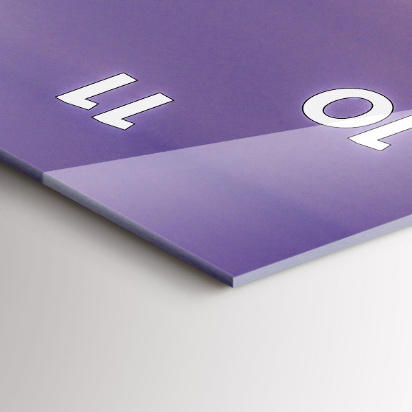 Vertikale Uhr mit motiv Brooklyn Bridge und East River