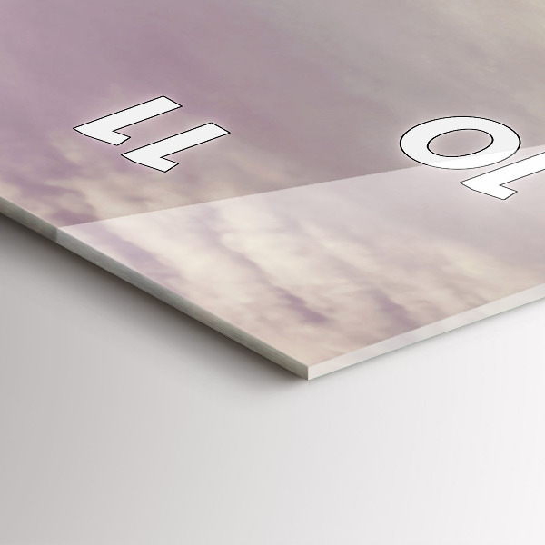 Vertikale Uhr mit motiv Oldtimer