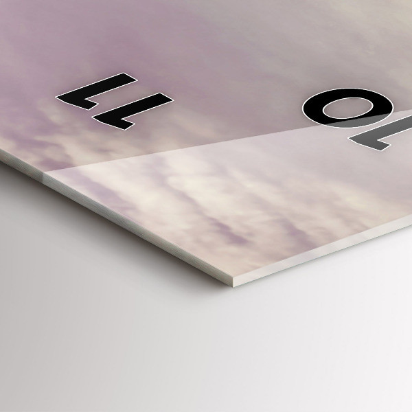 Vertikale Uhr mit motiv Oldtimer