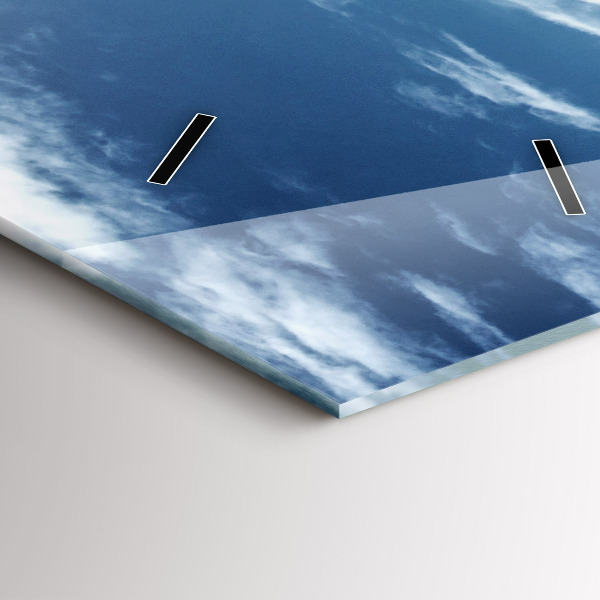 Vertikale Uhr Gondeln Venedig Italien