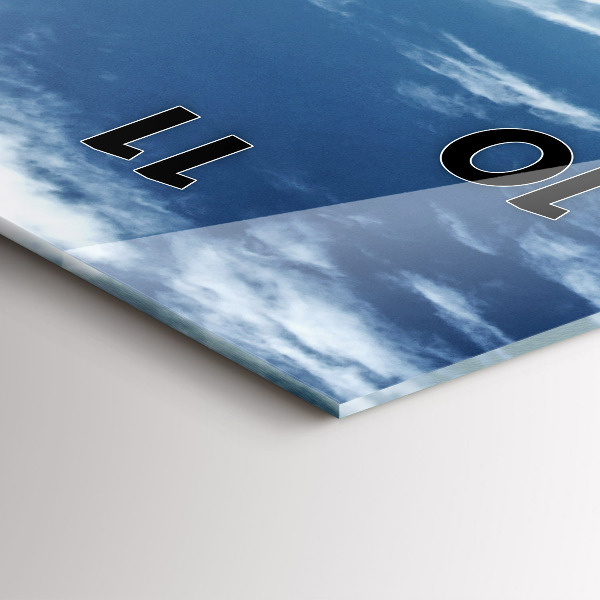 Vertikale Uhr Gondeln Venedig Italien