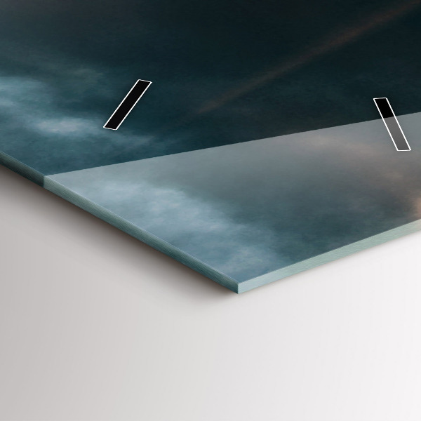 Vertikale Uhr mit motiv Eiffelturm im Sonnenschein