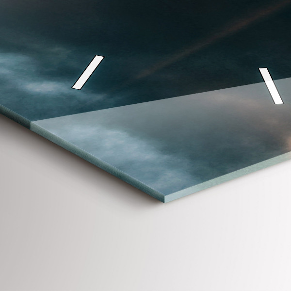 Vertikale Uhr mit motiv Eiffelturm im Sonnenschein