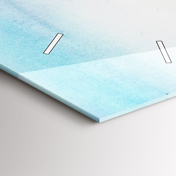 Vertikale Uhr mit motiv Gemalte Landschaft von Paris