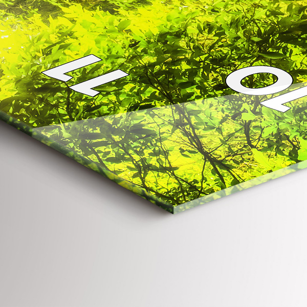 Vertikale Uhr mit motiv Wasserfall in Thailand