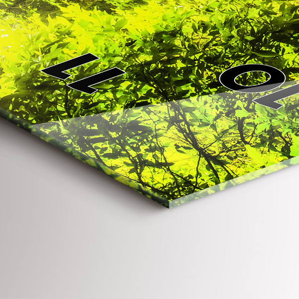 Vertikale Uhr mit motiv Wasserfall in Thailand