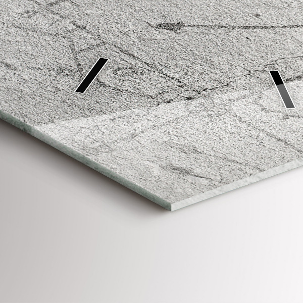 Vertikale Uhr mit motiv Skizze einer Stadt