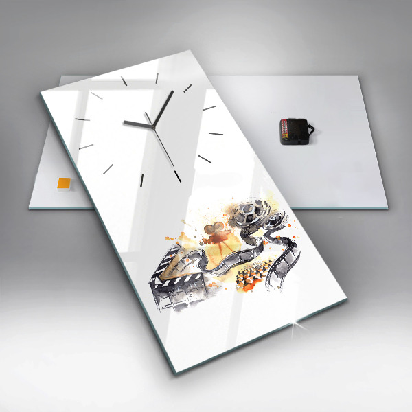 Vertikale Uhr mit motiv Kinematographie Kamera