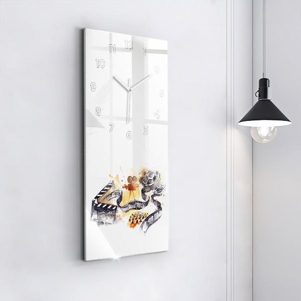 Vertikale Uhr mit motiv Kinematographie Kamera