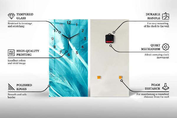 Vertikale Uhr mit motiv Kinematographie Kamera