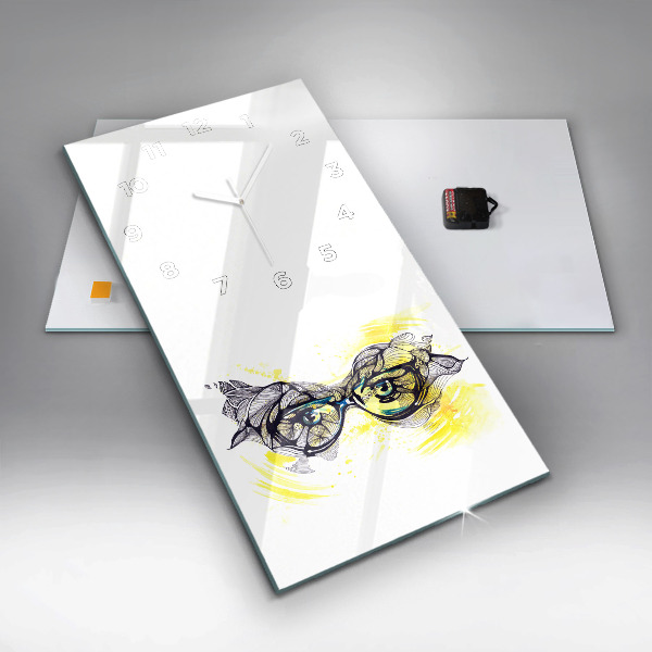 Vertikale Uhr Sonnenbrille