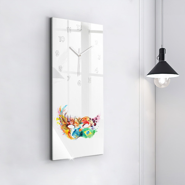 Vertikale Uhr Kultur - Flagge von Brasilien