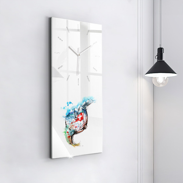 Vertikale Uhr Schweizer Uhr