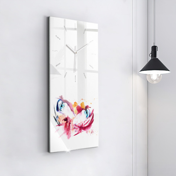 Vertikale Uhr Romantisches Paar