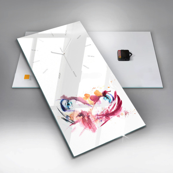 Vertikale Uhr Romantisches Paar